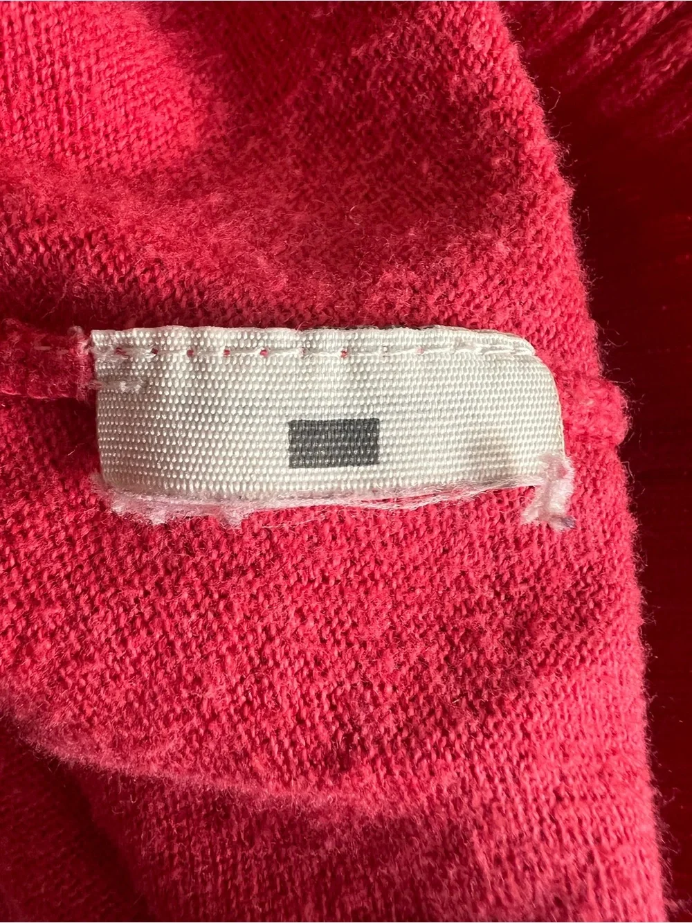 VTG Abercrombie & Fitch Cardigan M Fuschia Moose Button Front Pockets Preppy Y2K